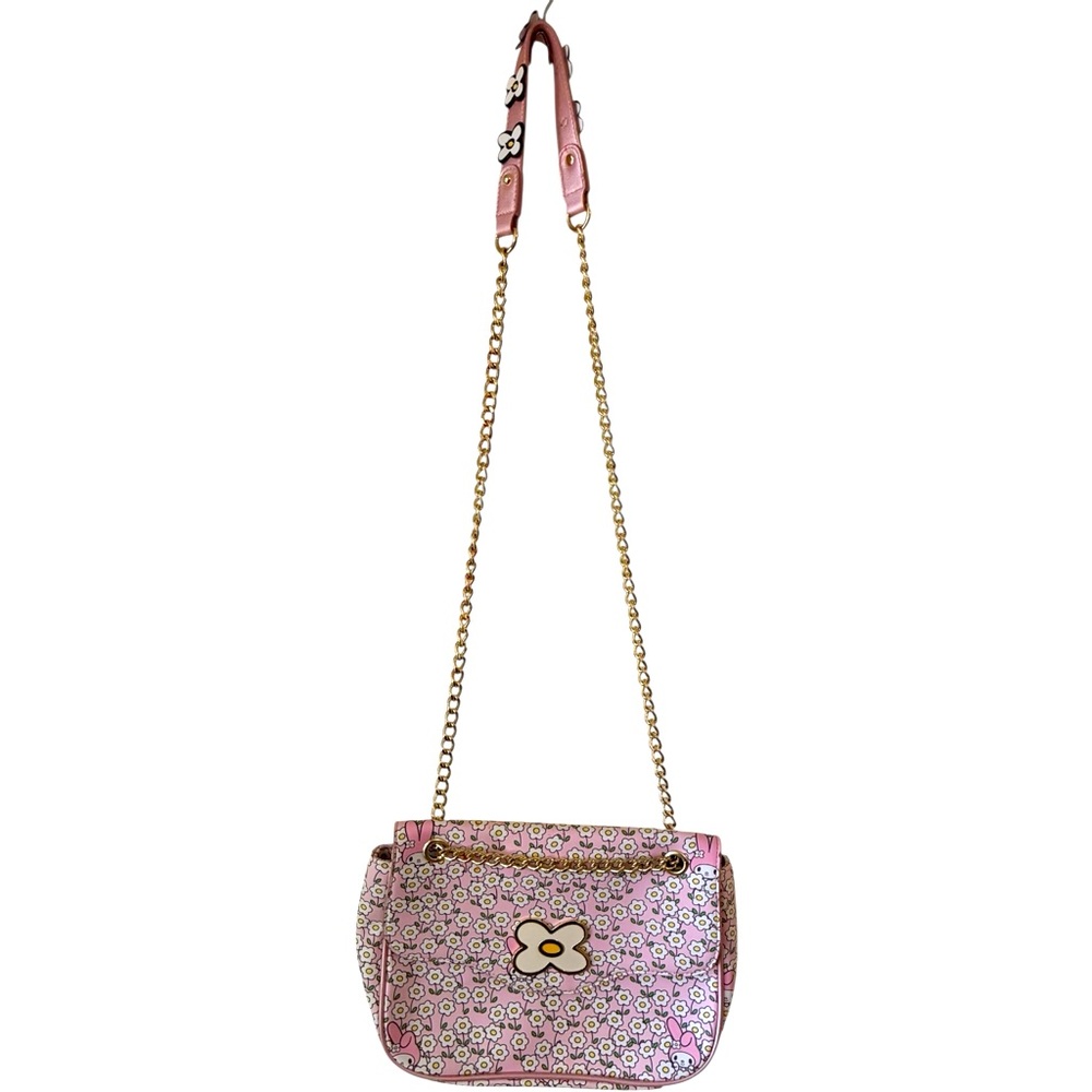 Sanrio Character My Melody Daisy Chain Flower Field Crossbody Shoulder Bag - Picture 2 of 13